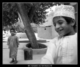 Curious kids from Al-Hamra