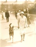 Agnes Betts - Walking the dog