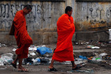 Monks Walking