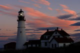 159DSC07268.jpg SUNSET PORTLAND HEAD LIGHT MAINE DONALD VERGER WAS WILLING TO HAVE MY CAR LOCKED IN!