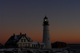 29DSC00043.jpg FROM DARKNESS LIGHT  the Proud Lady, Portland Head lights awaits a new dawn and a new year, HAPPY NEW YEAR!