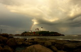 1359DSC08951.... MAGIC AT THE NUBBLE... nubble light... Nubble Lighthouse... york beach, maine, see...