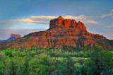 Courthouse (left) & Cathedral Rocks