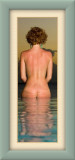 Annie by pool.