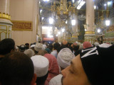 towards the grave of prophet Mohamed (pbuh)