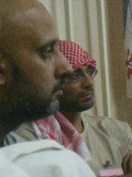 pondering,some of the boys from al muntada compaign.