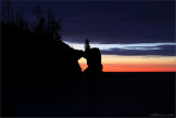 Shovel point silhouette