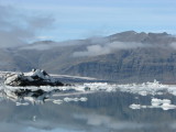 Iceberg on Jkulsrln with Holmafjell