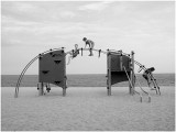 Beach gymnastics