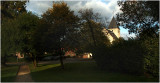 Humelgem Church (seen from the castle)