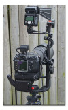  D200 w/grip, 200-400 f4, sb800, Stroboframe Pro RL,Giottos MT9180, Manfrotto 3421
