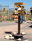 Sign - Note: no toilets onsite this year