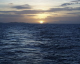 Sunset somewhere in the Carribean.JPG