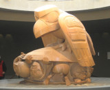 Vancouver Bill Reid Sculpture Raven and the First Men.JPG