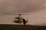 Helicopter at RD2 base