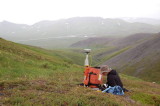 Gravity station with airstrip in the background