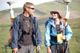 Ryan and Lisa with Gravity/GPS packs