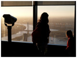 Waiting for sunset at Melbourne observation deck