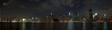 NY skyline & moon. April 2006