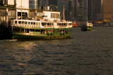 Star ferry moaring at pier