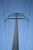 power line - looking upwards