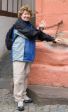 Sharon shackled!