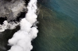 Lava steam plume