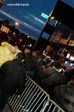 Fans waiting on line, Frederick Douglass Boulevard
