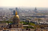 Htel des Invalides Dome Church (left) and Pantehon (right ) -  view from Eiffel Tower