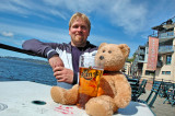 Tom, Frimpong...and beer!