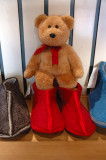 Maybe I could buy these slippers, they match my tie!