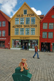 Strolling over Bryggen in this sunny day is fantastic!