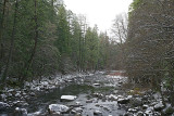 Merced River in winter