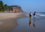 WALKING  ON  THE  BEACH