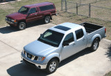 2007 Nissan Frontier and 1988 Toyota Truck