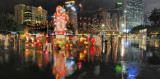 Panorama of the Lantern Show at the Victoria Park