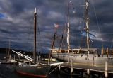 A Stormy Day at Mystic Seaport