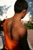 As lots of Asian people, monks also wear the tatoos - Luang Prabang - Laos