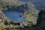 Dam top view