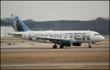 Frontier Airlines Airbus A319 (N901FR) Wally the Gray Wolf