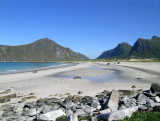 Beach at Skagsanden wide