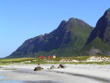 Across beach at Skagsanden