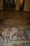 The floor of this chruch is actually a painting not a mural
