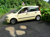 P625 Turning back our little Fiat Panda