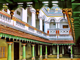 Chettinad Palace: Central courtyard