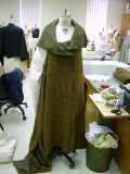 Coat on Form with Muslin Sleeve