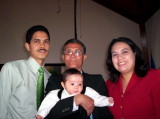 Moises, Rene (Papi), Leslie y Moises E.