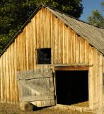 Barn with Open Door