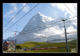 Eiger (4.107m) des de lestaci de Kleine Scheidegg