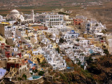 The town of Fira on the island of Santorini